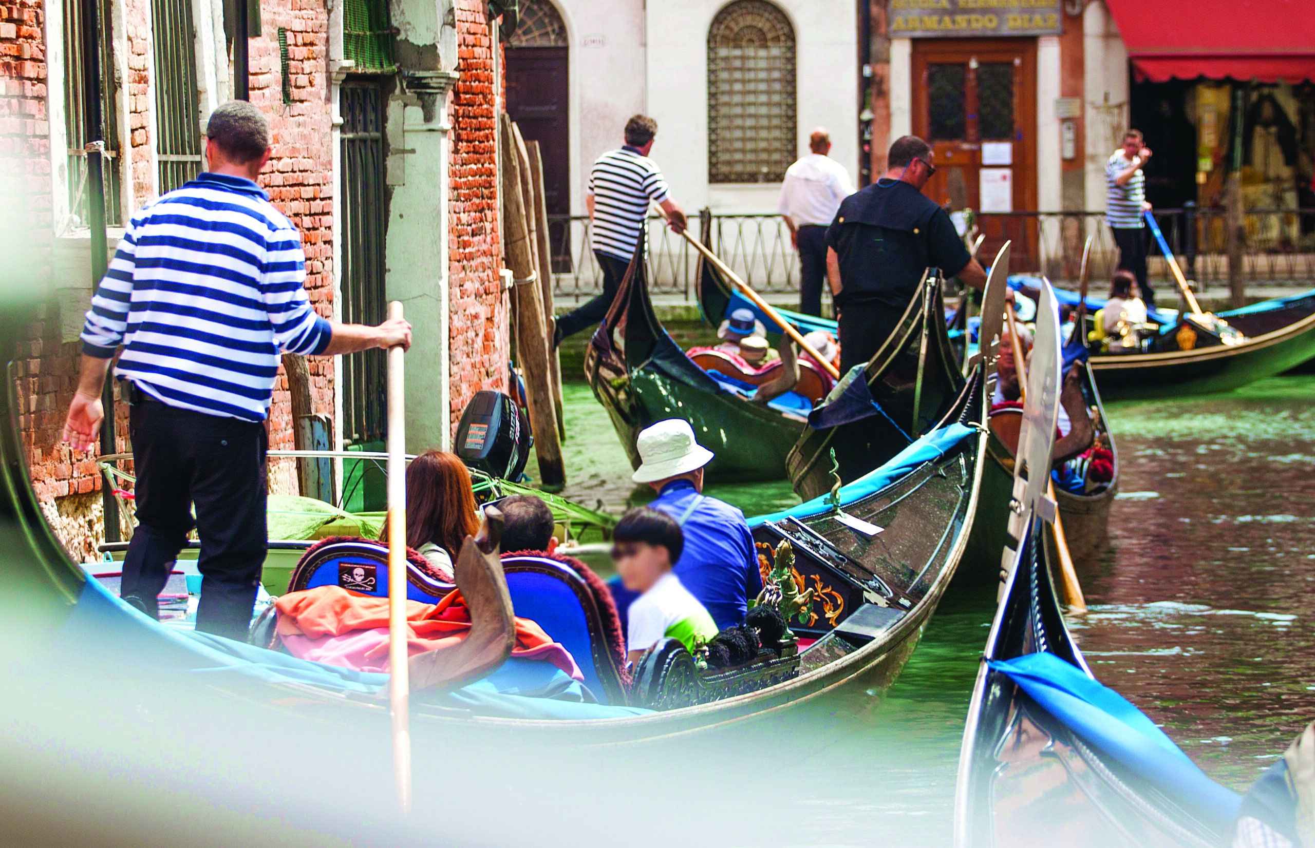 Dettaglio architettonico di un palazzo veneziano