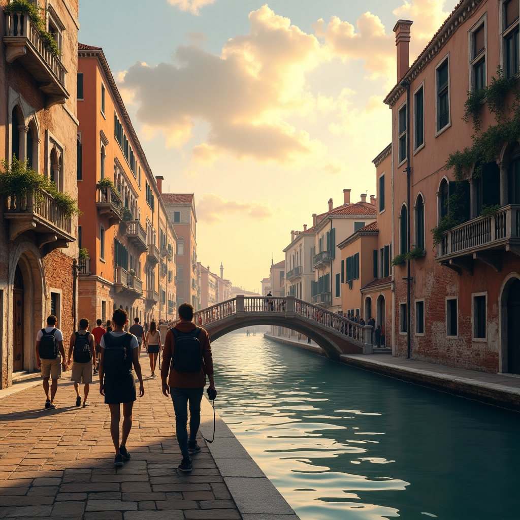 Scorcio iconico di Venezia